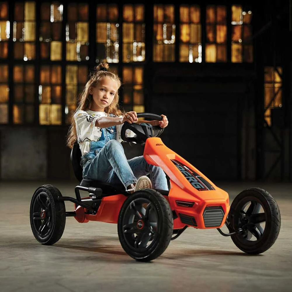 BERG Rally NRG oranžinis mašinėlė-kartingas