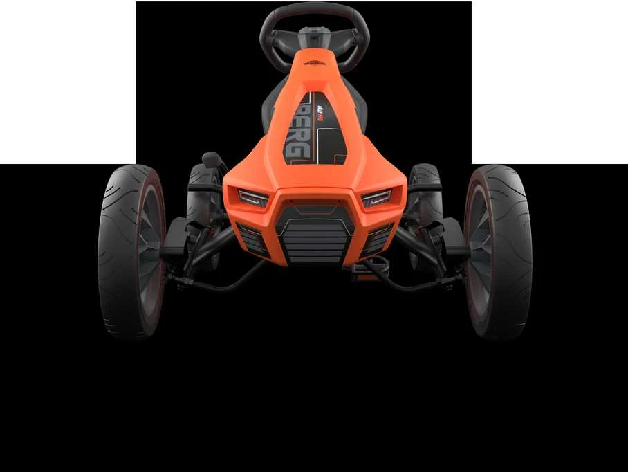 BERG Rally NRG oranžinis mašinėlė-kartingas