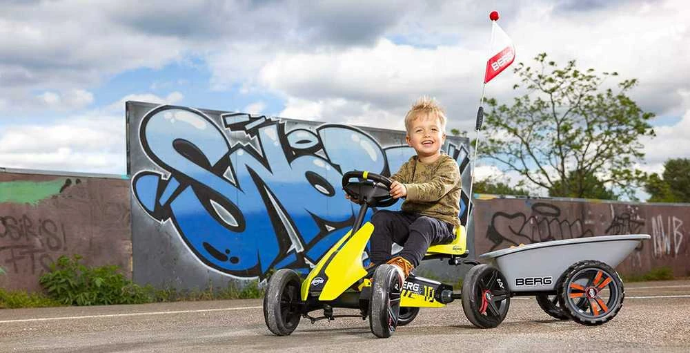 „Berg“ vėliavos S/M sauga Gokarts Buzzy Reppy