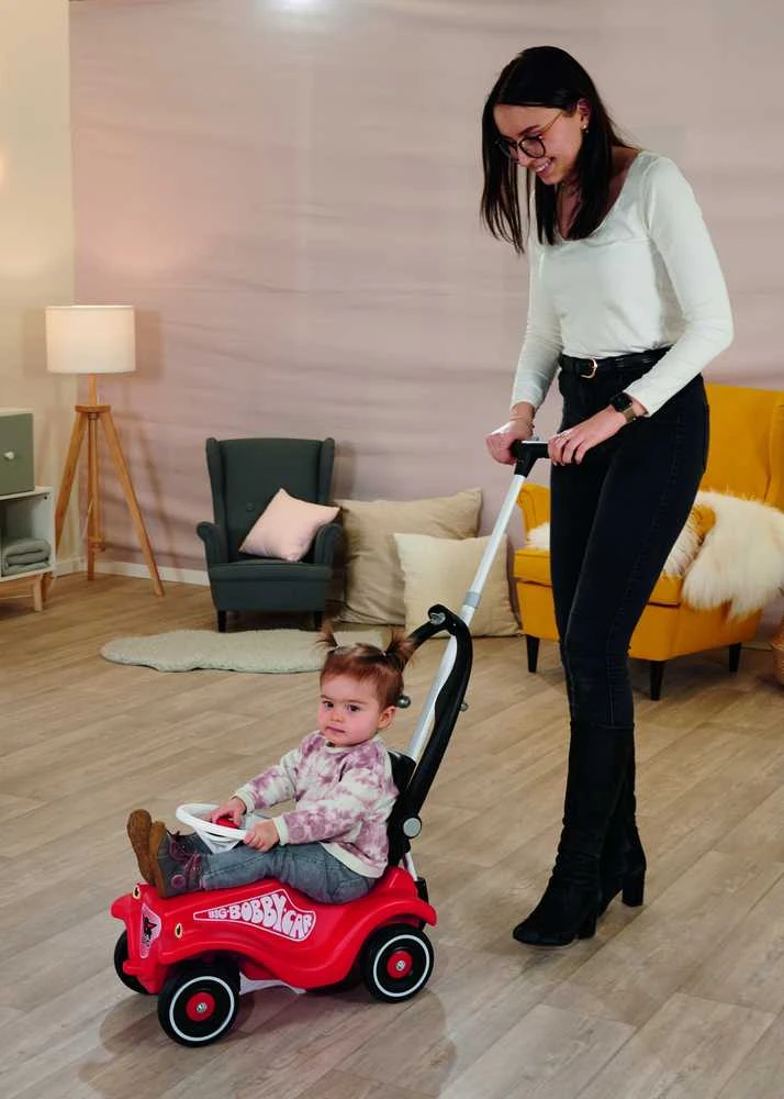 Smoby BIG Vaikiškų mašinėlių priedas su atlošu ir saugumo sistema