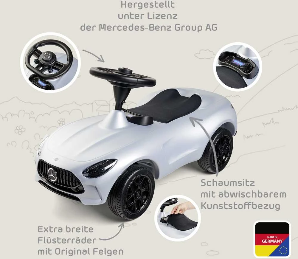 Balansinis automobilis BIG Bobby Car Mercedes AMG GT