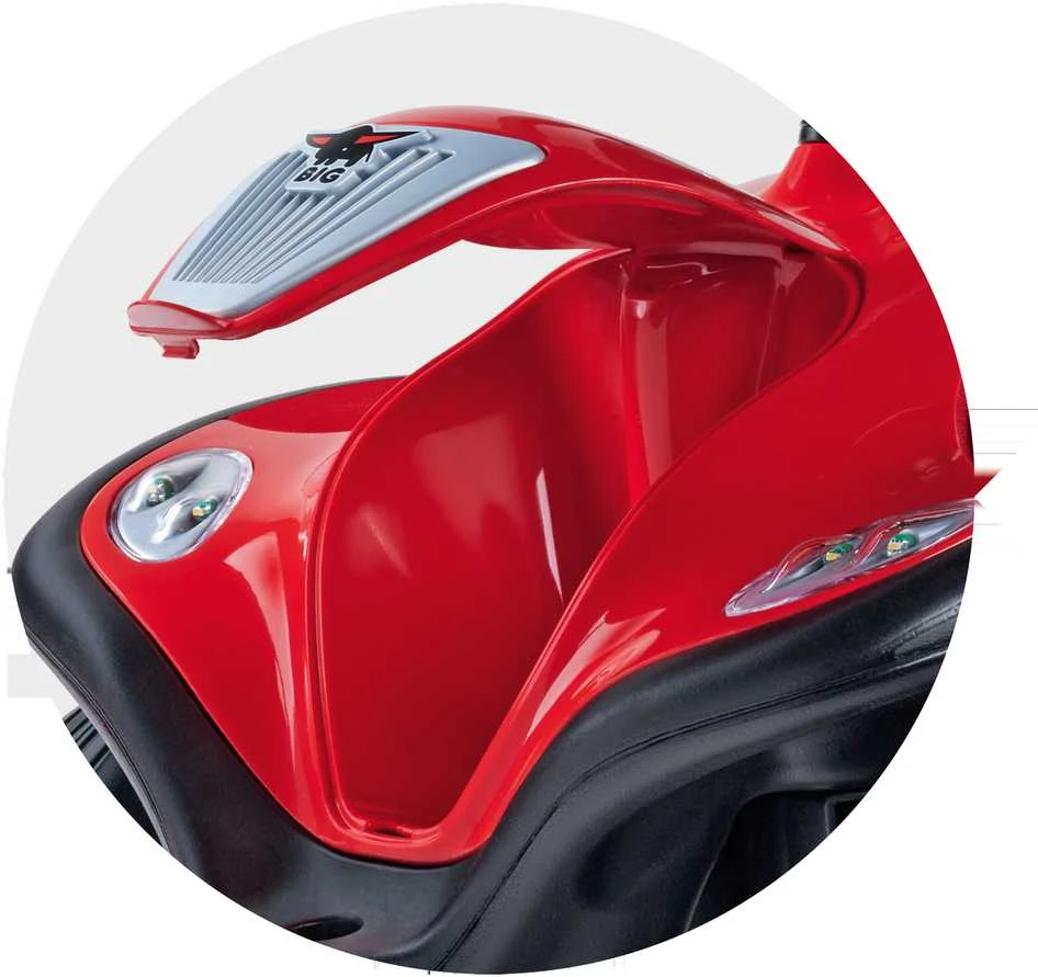 Didelis BIG Bobby automobilis Next 2.0 raudonas
