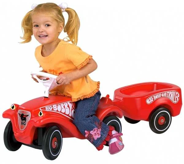 Smoby BIG Priekabė Žaislui Bobby Car Raudona