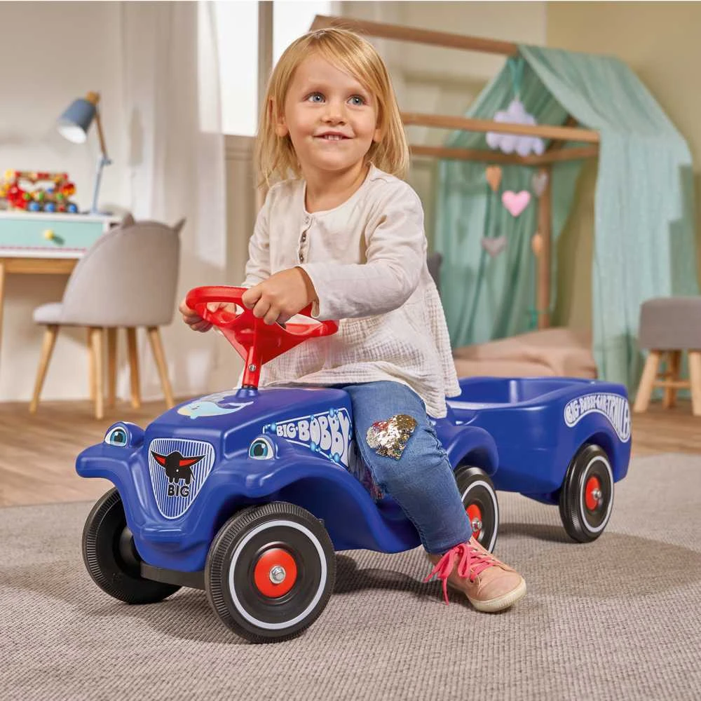 Smoby BIG Vaikiškas Automobilis Bobby Car Su Delfino Piešiniu