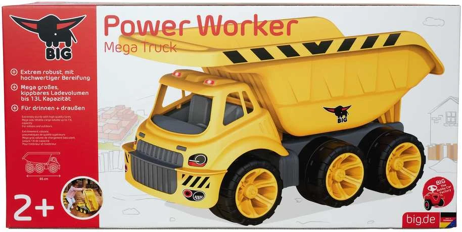 BIG Žaislas Sunkvežimis Power Worker 65 cm Geltonas