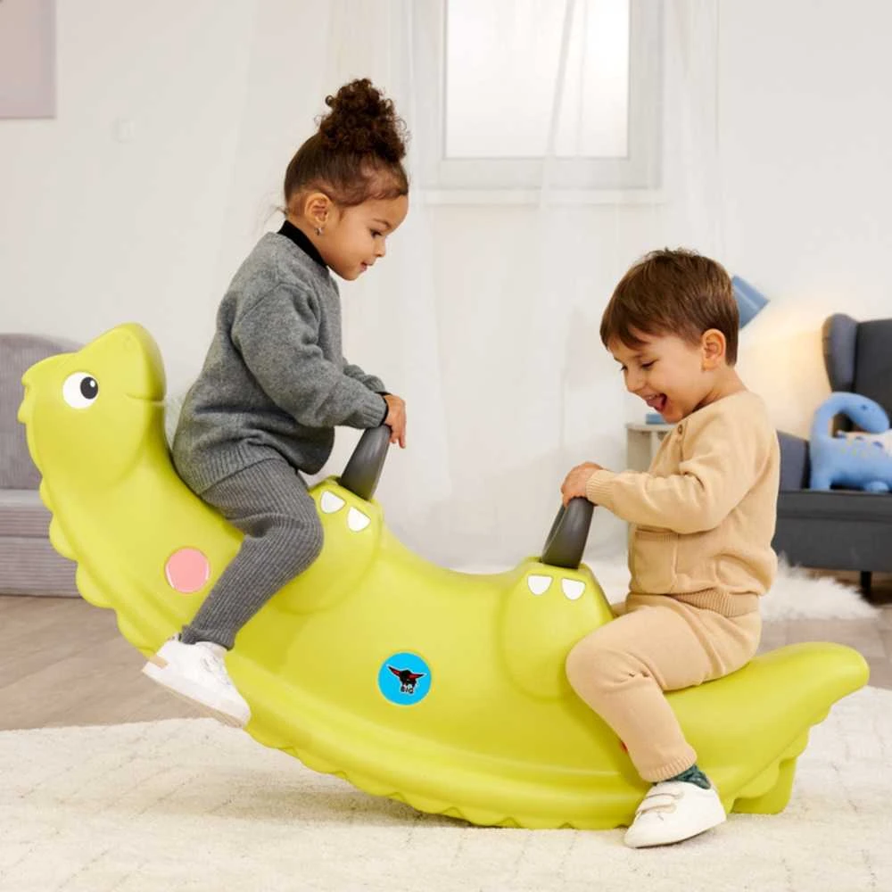 BIG Bujak Dino sūpynės dvikryptės su UV filtru, 3 sėdimos vietos