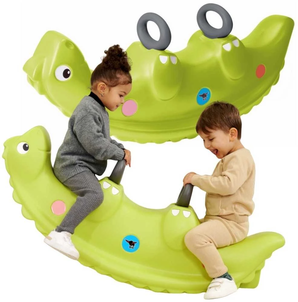 BIG Bujak Dino sūpynės dvikryptės su UV filtru, 3 sėdimos vietos
