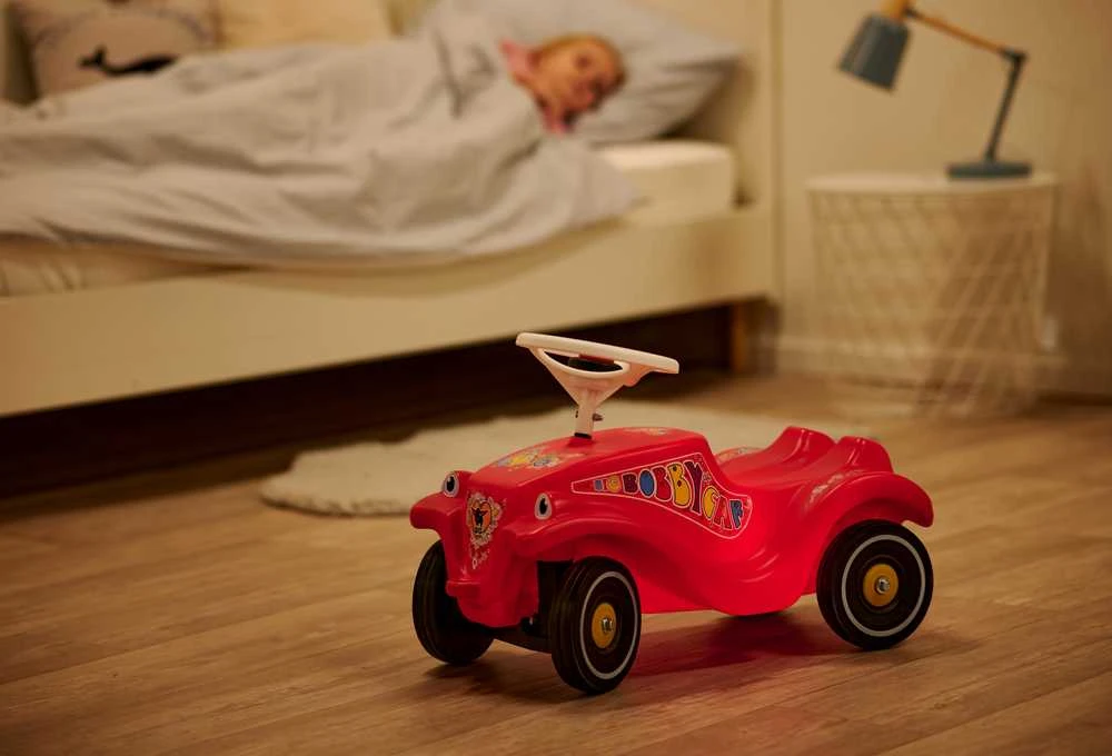 BIG Bobby Car Classic važiuoklis su garsiniu signalizatoriumi ir švytėjimu