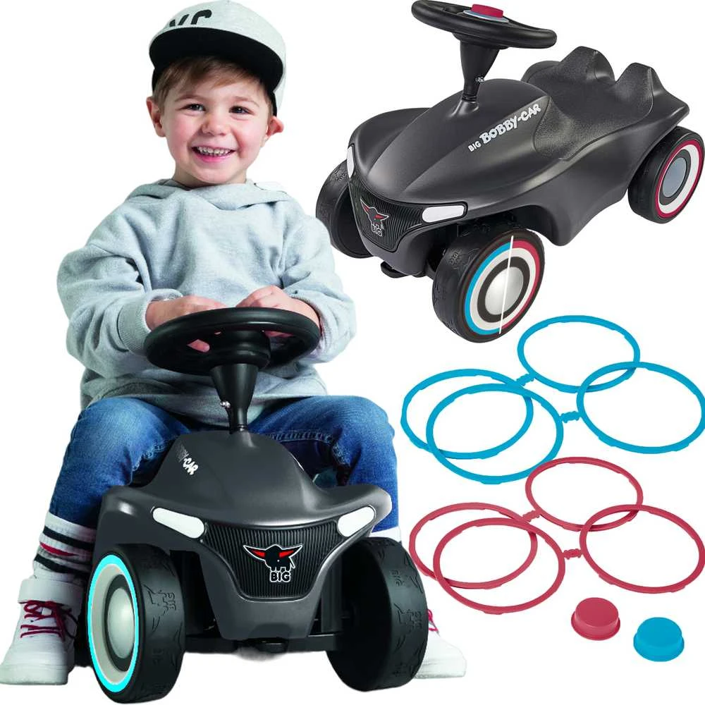 Smoby BIG Vaikiškas automobilis Bobby Car Neo Antracit