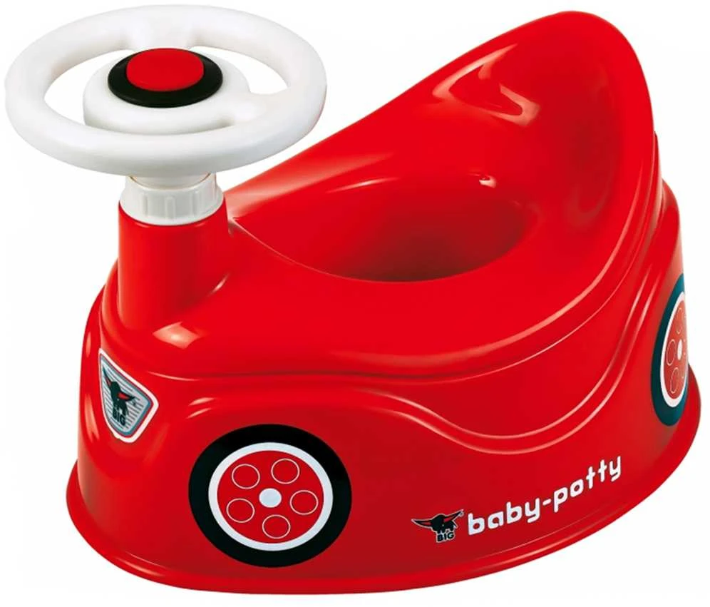 BIG Nocnik Bobby Car raudonas automobilis su vairu