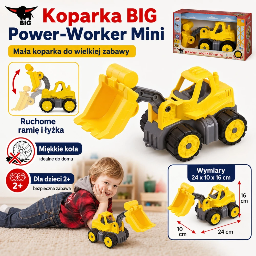 BIG Power Worker Mini Loader Sand Truck
