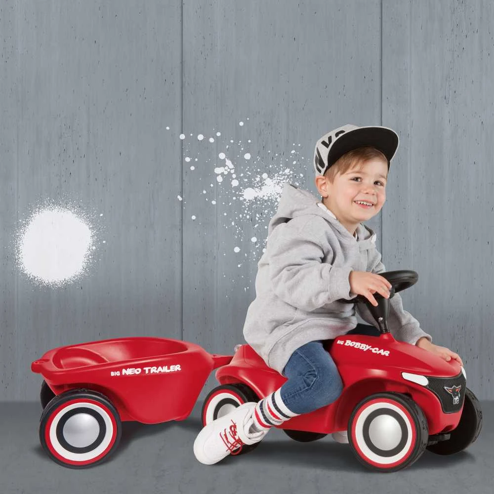 Smoby BIG Prikabinė žaidimui Bobby Car Neo Raudona