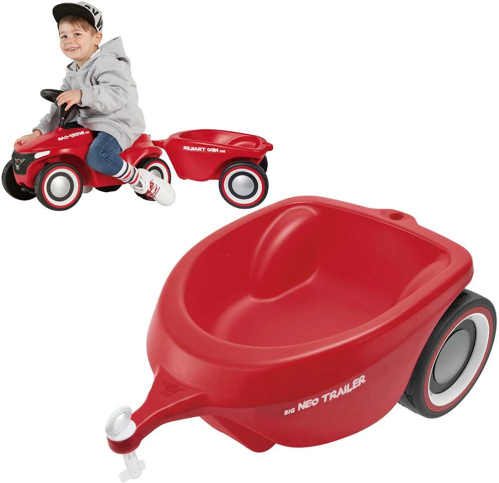 Smoby BIG Prikabinė žaidimui Bobby Car Neo Raudona