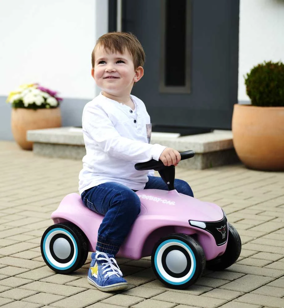 Smoby BIG Vaikiškas Pchacz Big Bobby Car Neo Rožinė