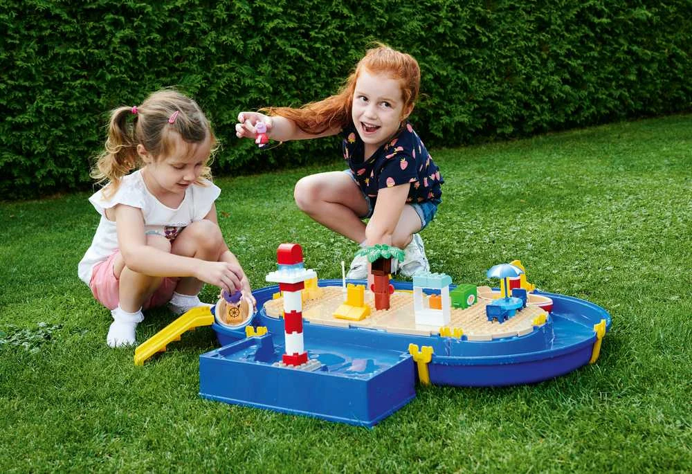 Peppa Pig Didelis vandens žaidėjas atostogų kiaulė „Peppa“ vandens takelis vandens smėlio dėžė