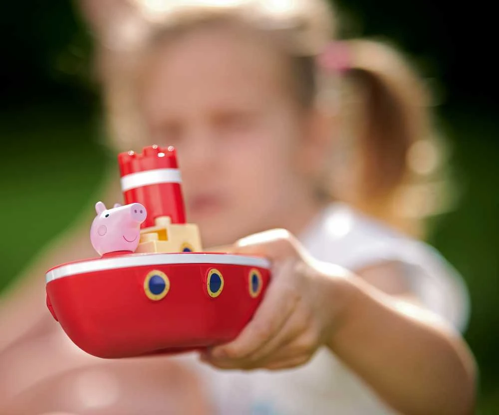 Peppa Pig Didelis vandens žaidėjas atostogų kiaulė „Peppa“ vandens takelis vandens smėlio dėžė