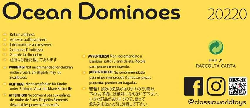 Medinis domino trasa su kliūtimis CLASSIC WORLD 100 vnt