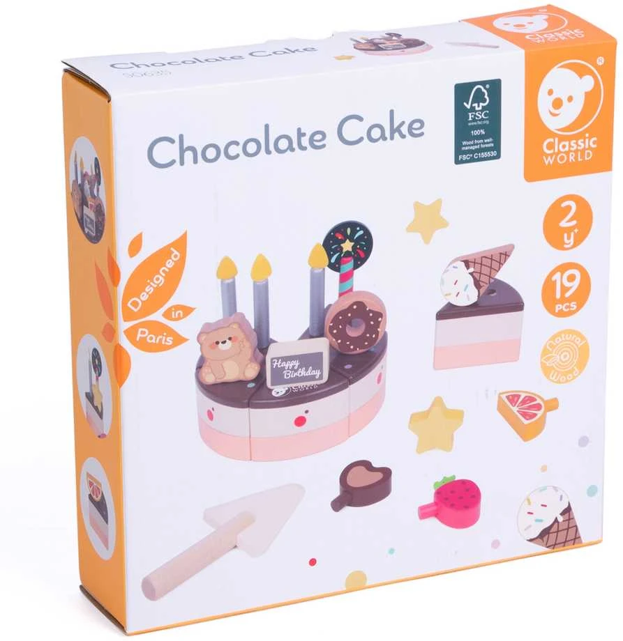 ClassicWorld Medinis gimtadienio tortas vaikams CLASSIC WORLD