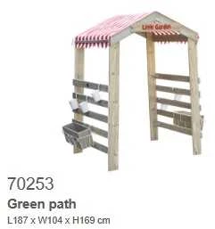 CLASSIC WORLD EDU Wooden Garden Gate Pergola Flower Stand