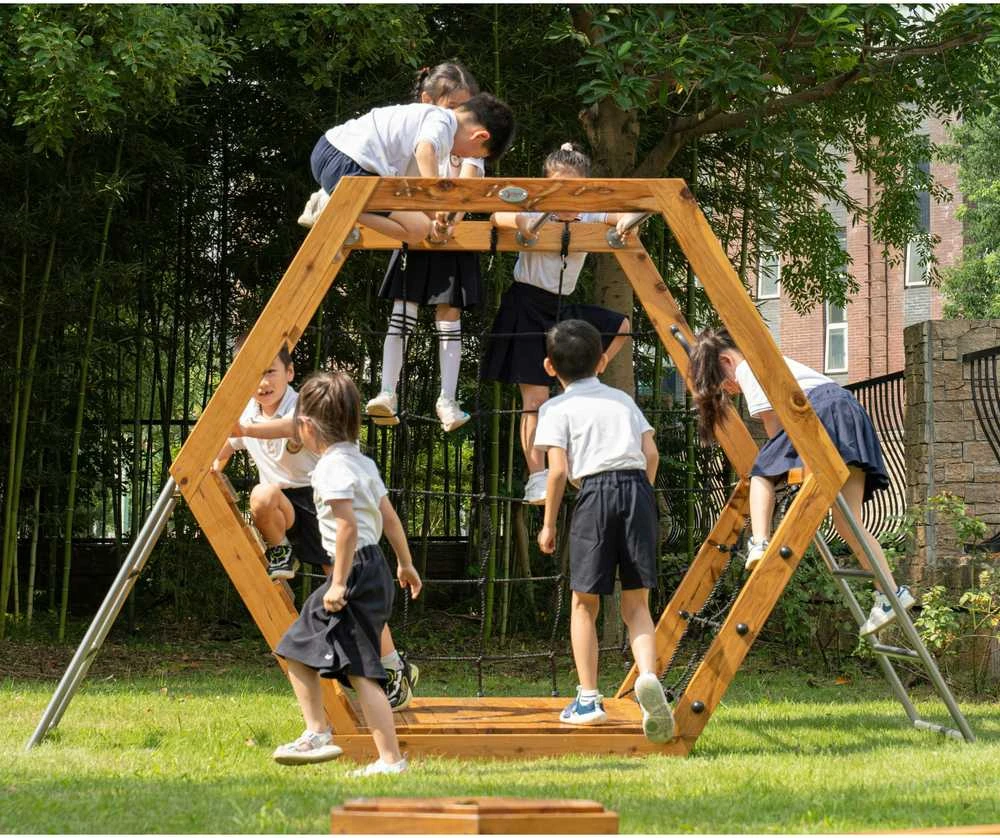 CLASSIC WORLD EDU medinis laipiojimo rinkinys XXL Heksagonas