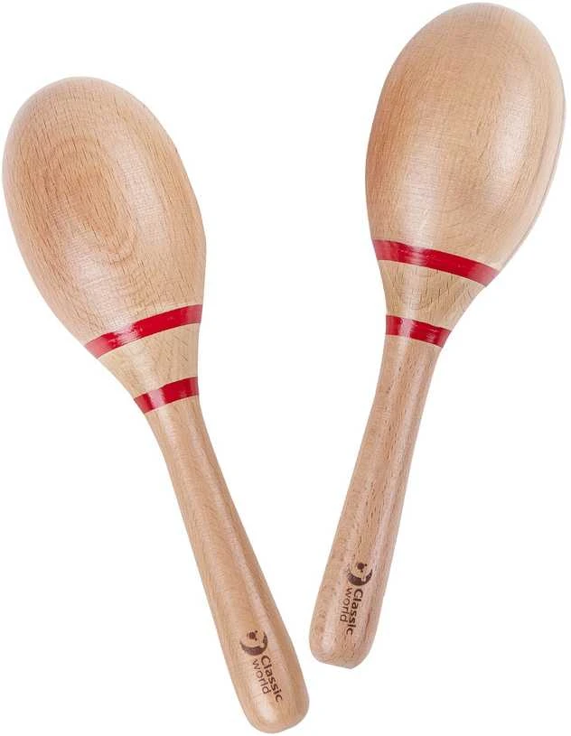 Medinis muzikos instrumentas marakas CLASSIC WORLD EDU
