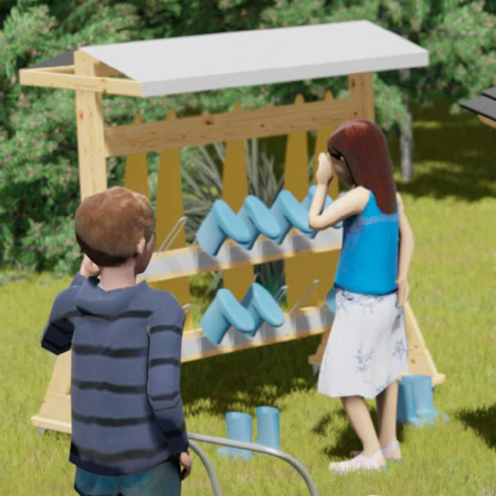 CLASSIC WORLD EDU Wooden Garden Hanger XXL