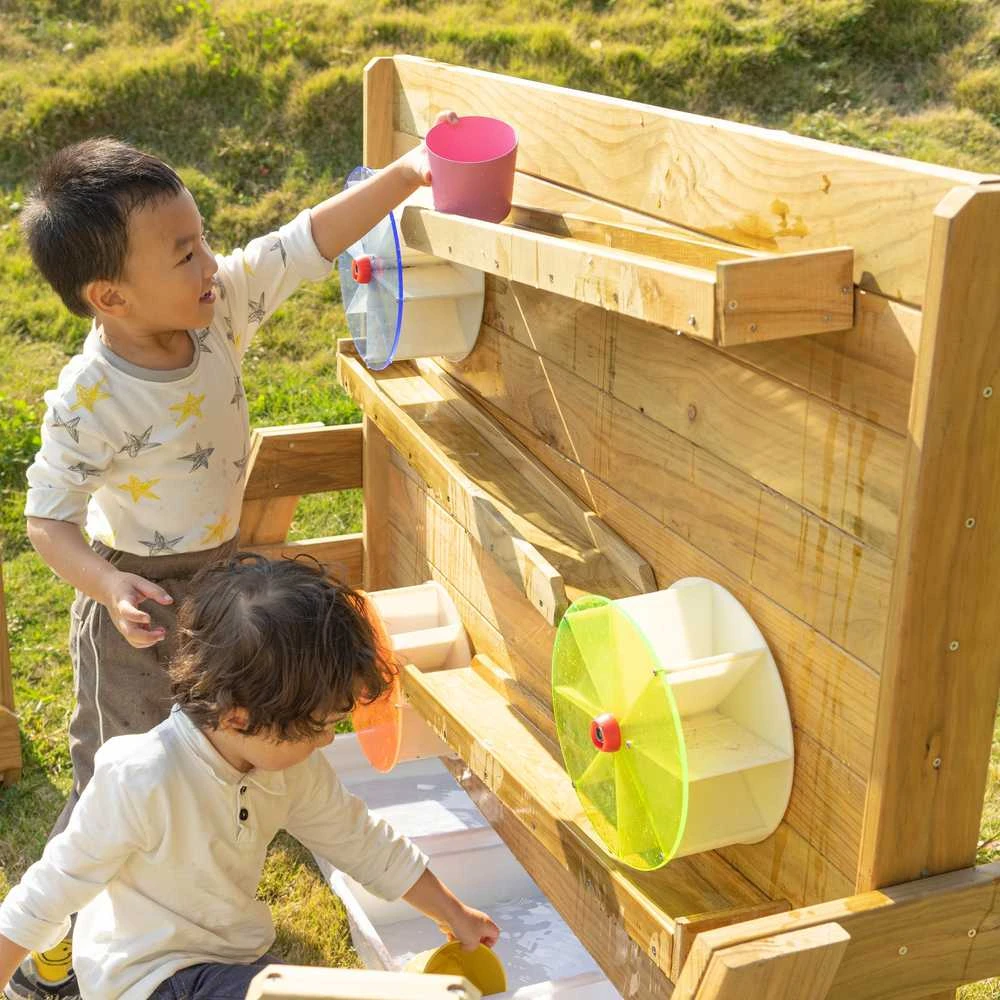 Medinė vandens ir smėlio žaidimų sienelė Classic World EDU