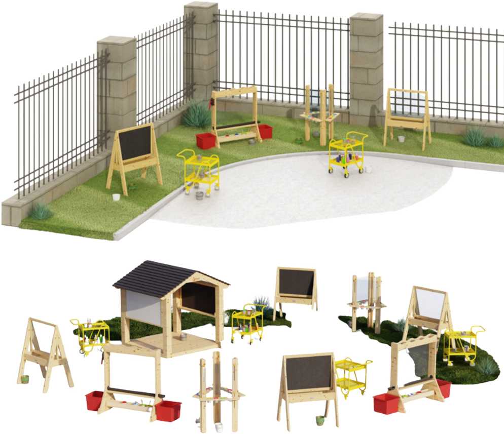 Medinis edukacinis molbertas „CLASSIC WORLD EDU“