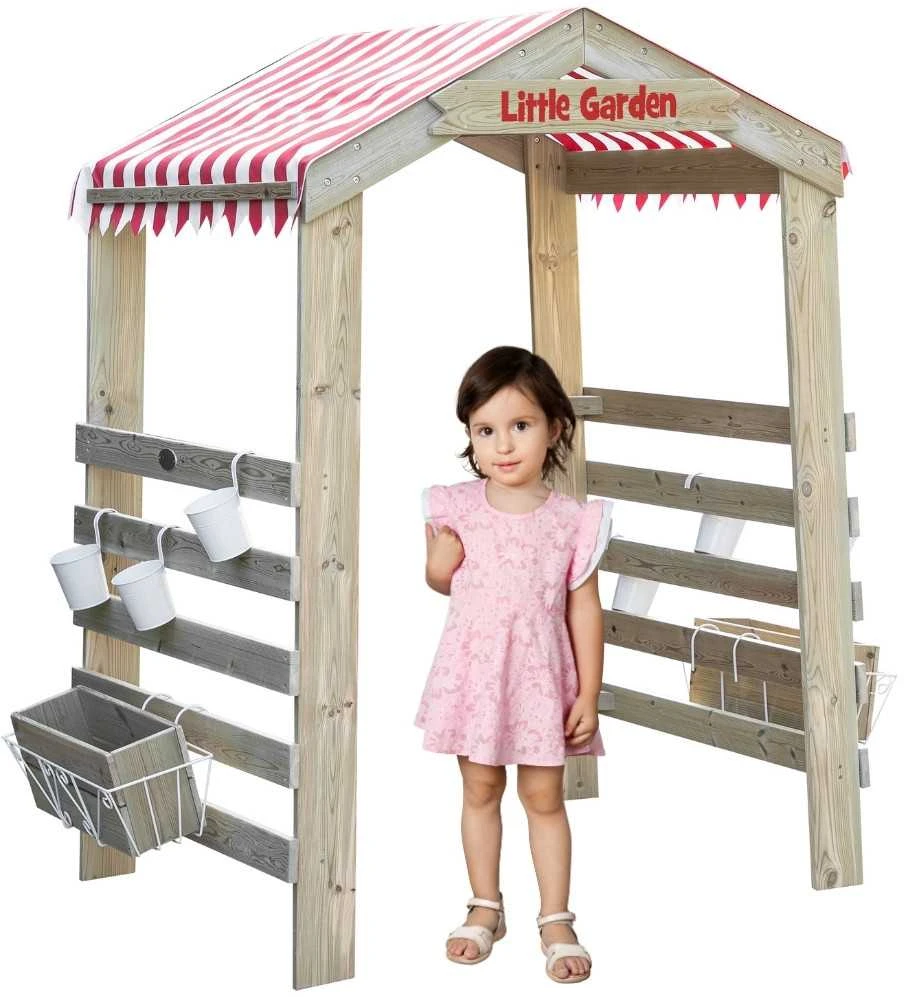 CLASSIC WORLD EDU Wooden Garden Gate Pergola Flower Stand