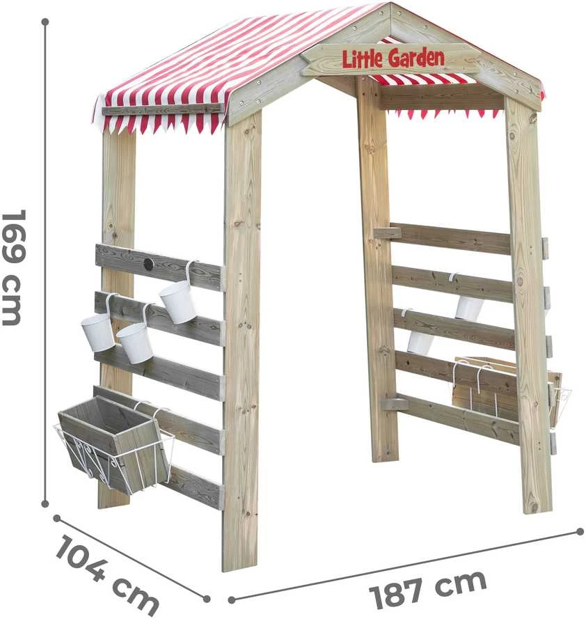 CLASSIC WORLD EDU Wooden Garden Gate Pergola Flower Stand