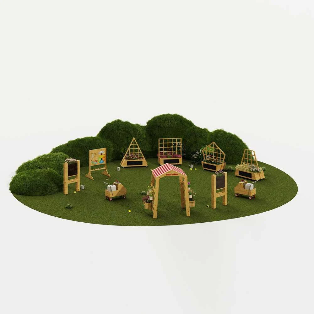 CLASSIC WORLD EDU Wooden Garden Gate Pergola Flower Stand
