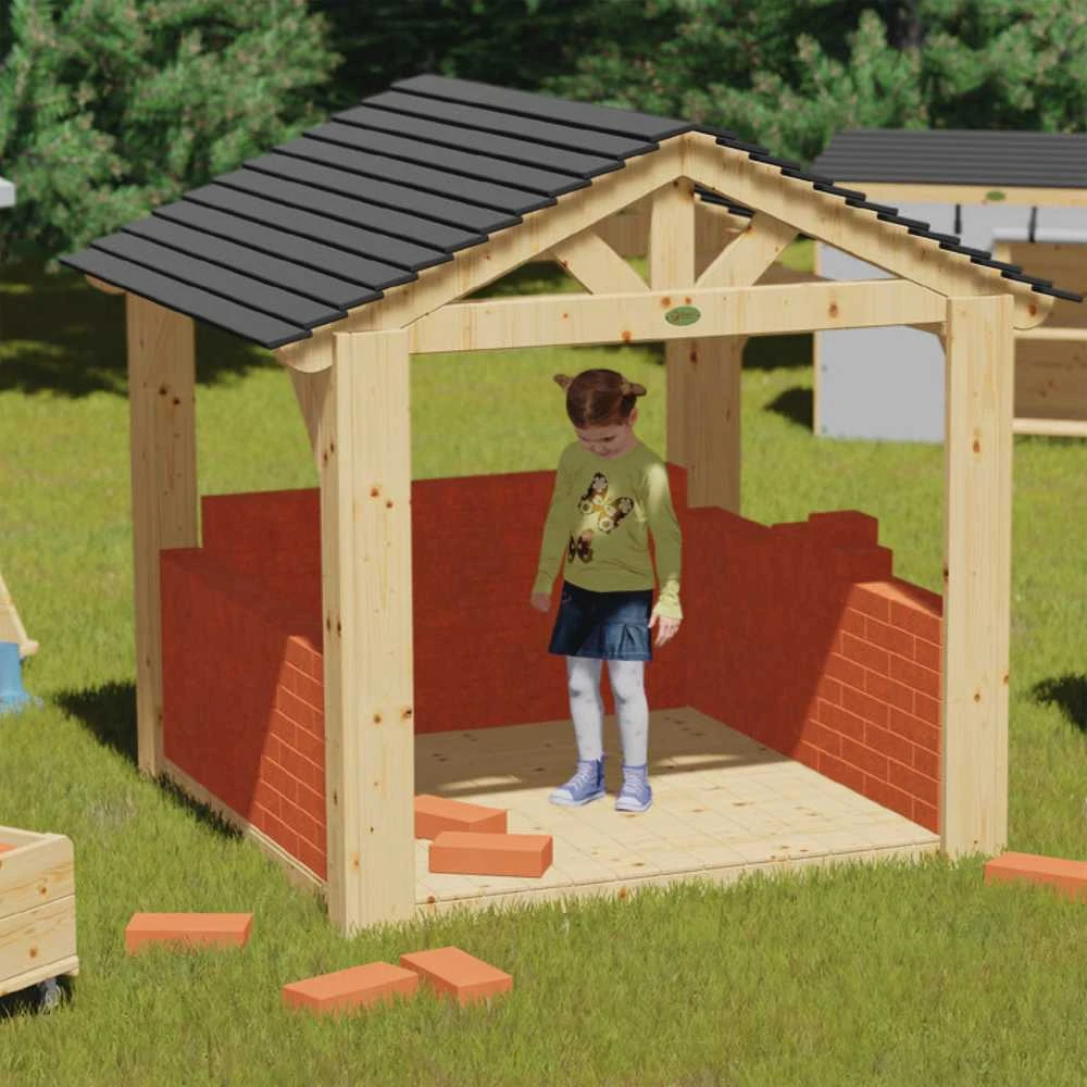 Classic World Edu Medinės EVA statybinės kaladėlės vaikams CLASSIC WORLD 90 vnt