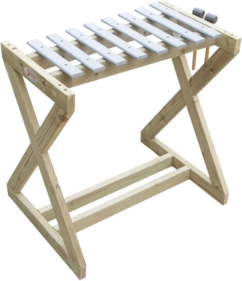 Muzikos instrumentas vaikams didelis ksilofonas metalofonas Classic World EDU