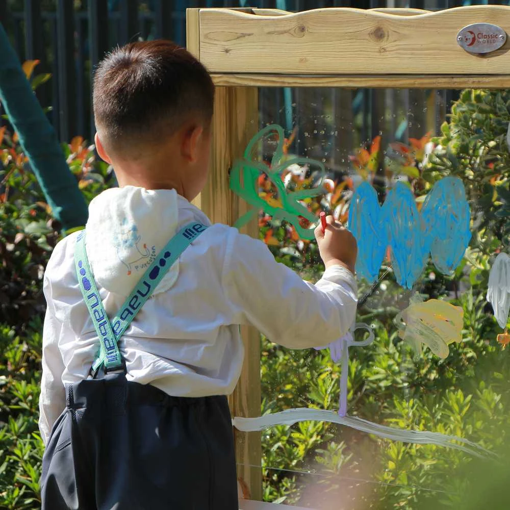 CLASSIC WORLD EDU rinkinys, dvipusis dažymo lentos molbertas su Vanduo pompa