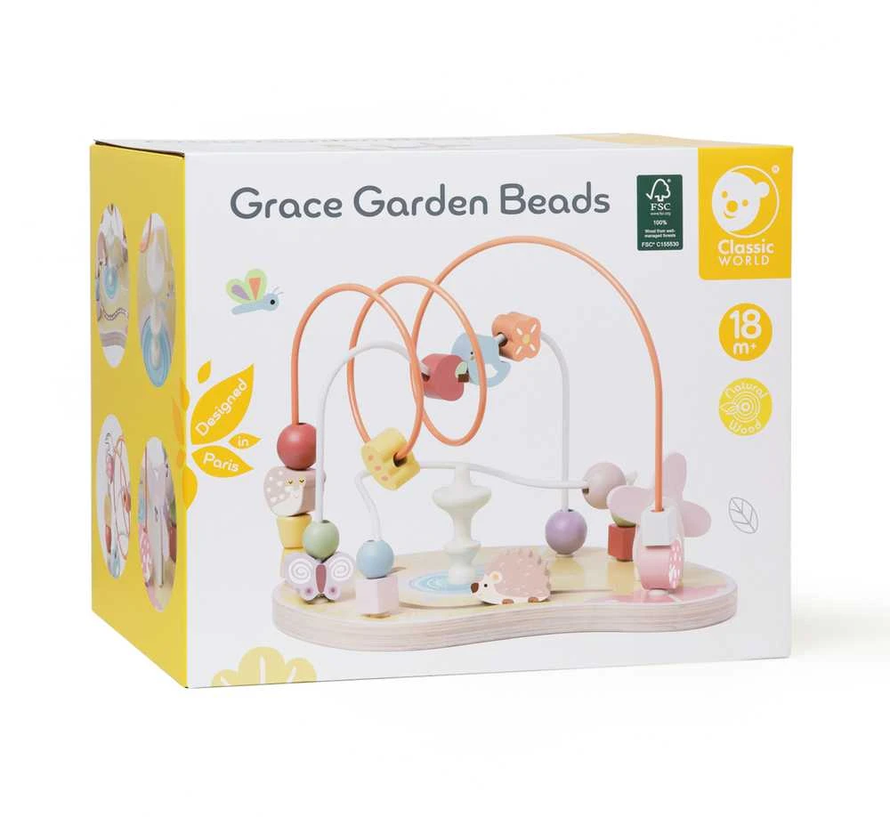 Classic World Klasikinis pasaulinis edukacinis labirintas vidinis „Grace Garden“ karoliukai 18m+ FSC