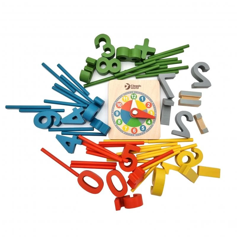 ClassicWorld Klasikinio pasaulio matematinių žaidimų numeriai Montessori 67 EL.