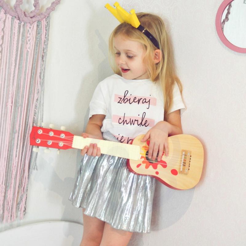 Classic World Klasikinė pasaulio medinė gitara vaikams akustinė