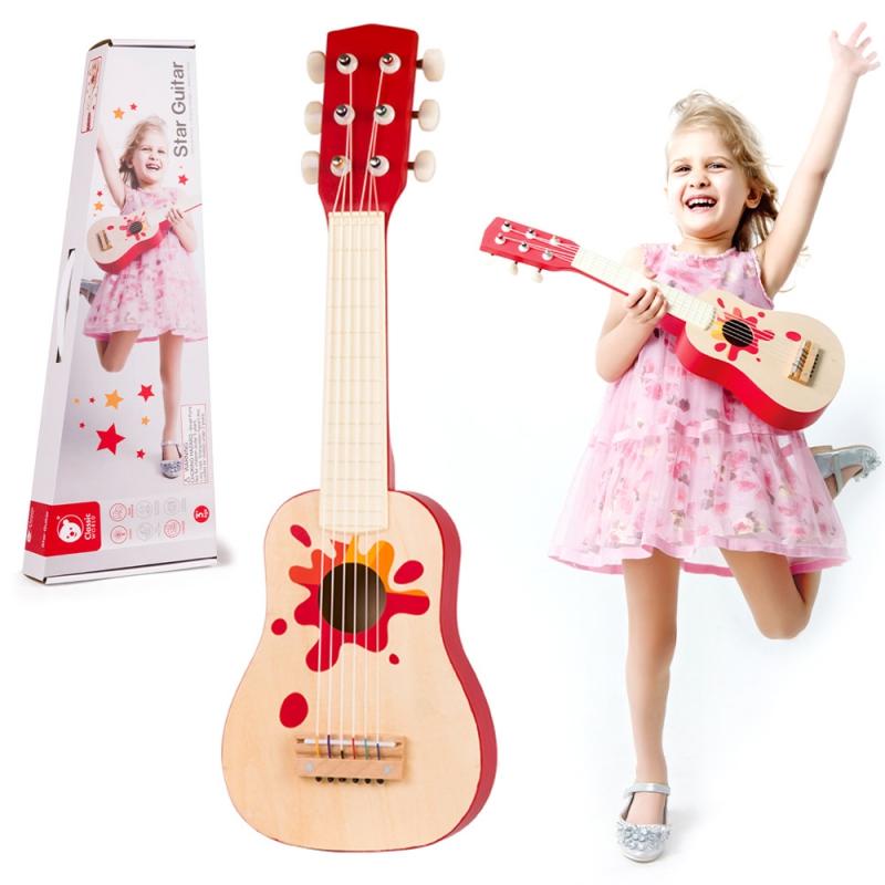 Classic World Klasikinė pasaulio medinė gitara vaikams akustinė