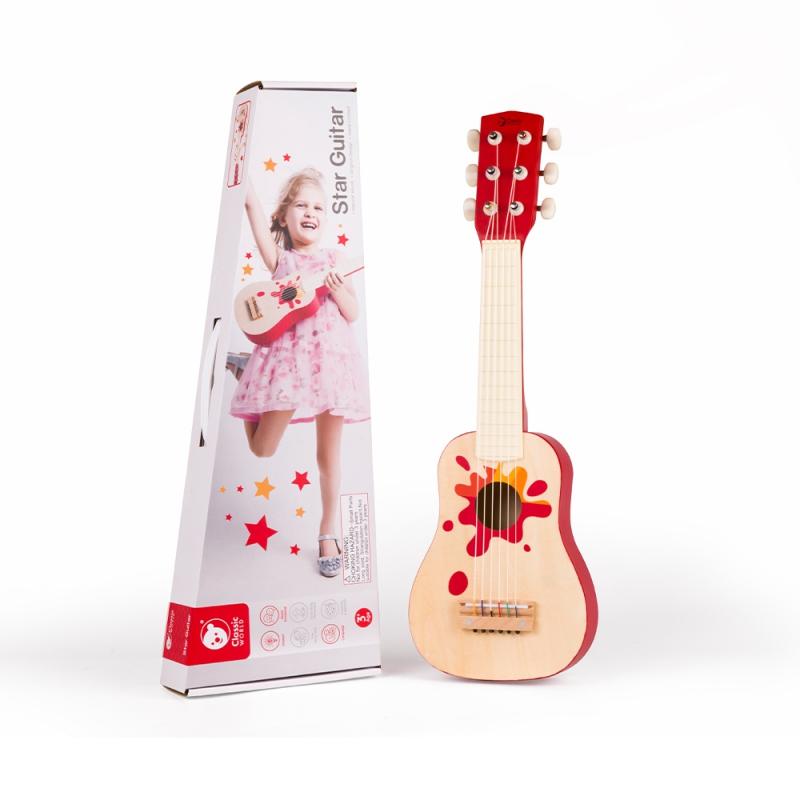 Classic World Klasikinė pasaulio medinė gitara vaikams akustinė