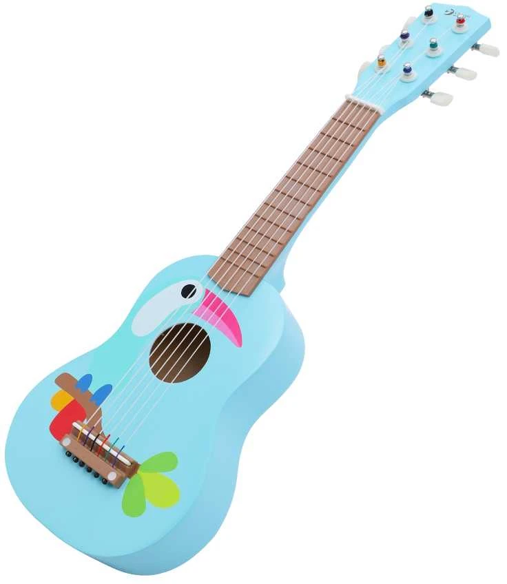 Classic World Žaislinė medinė akustinė gitara