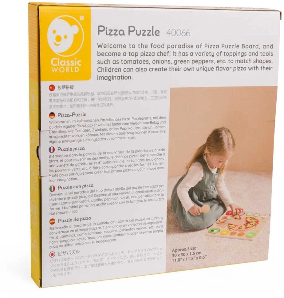 Dėlionė CLASSIC WORLD medinė pica