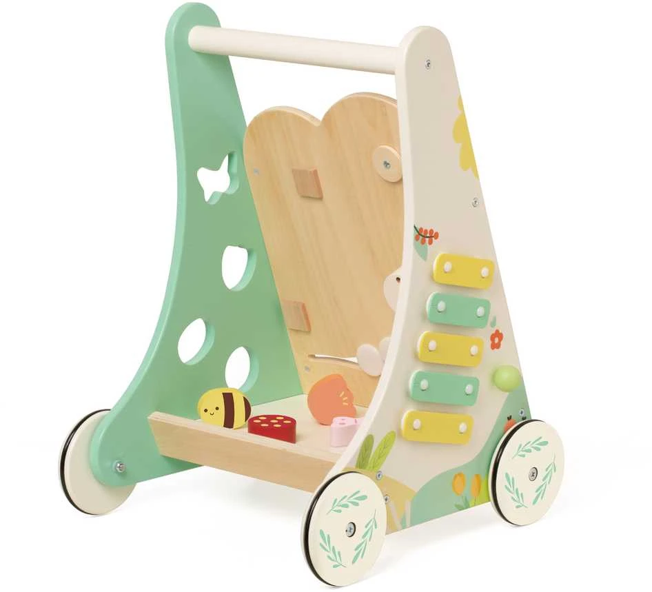 Medinis multifunkcinis stumdukas vaikams 8in1 CLASSIC WORLD