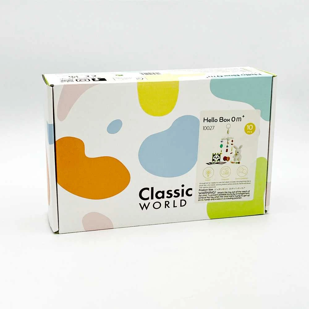 ClassicWorld CLASSIC WORLD Kūdikių žaislų rinkinys 0-6 mėn. Pasteliniai