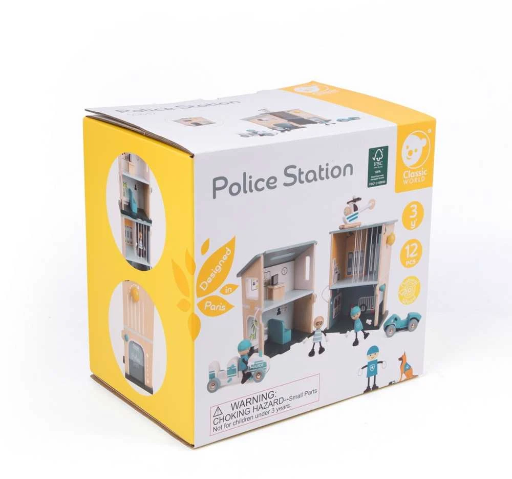 Classic World Medinis policijos nuovados rinkinys 12vnt