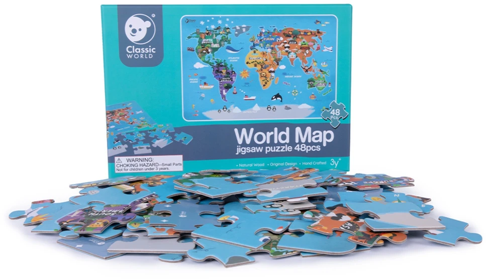 Dėlionė Classic World Puzzles Žemėlapis