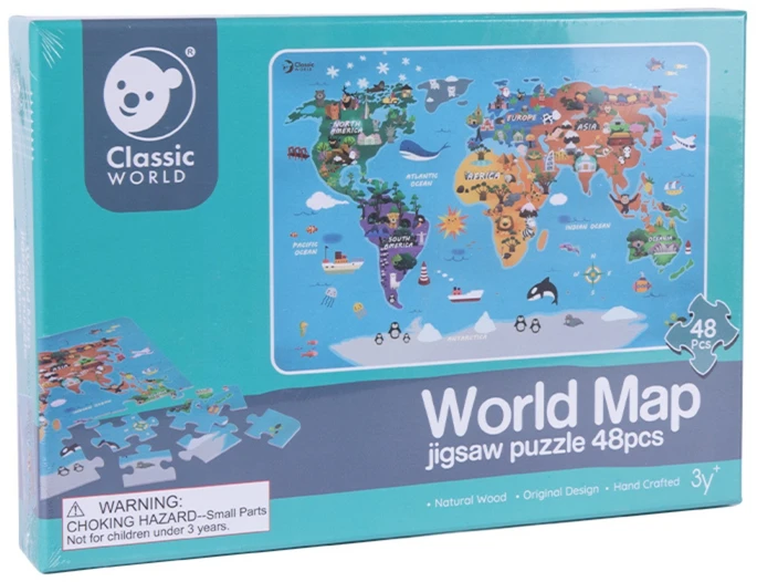 Dėlionė Classic World Puzzles Žemėlapis