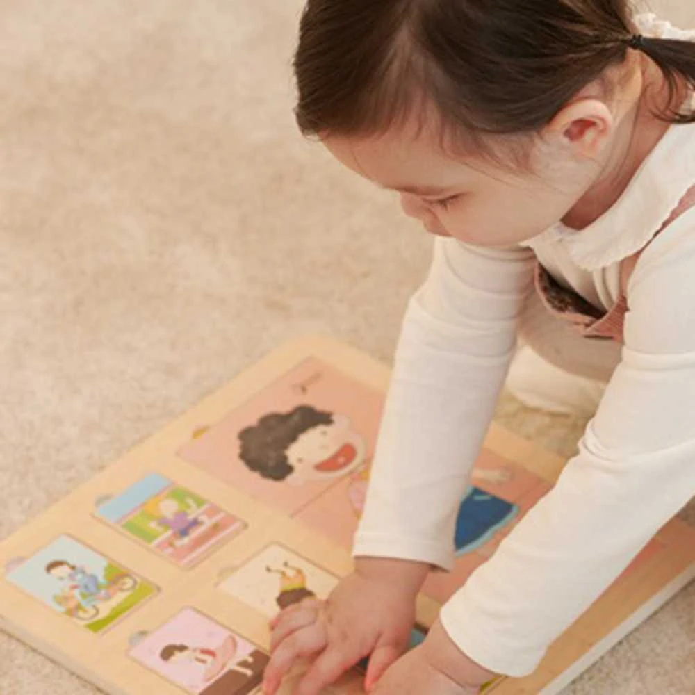 „Classic World Edukacinė“ žmogaus kūno dėlionė, 19 dalių. Montessori dėlionė „Klockai“