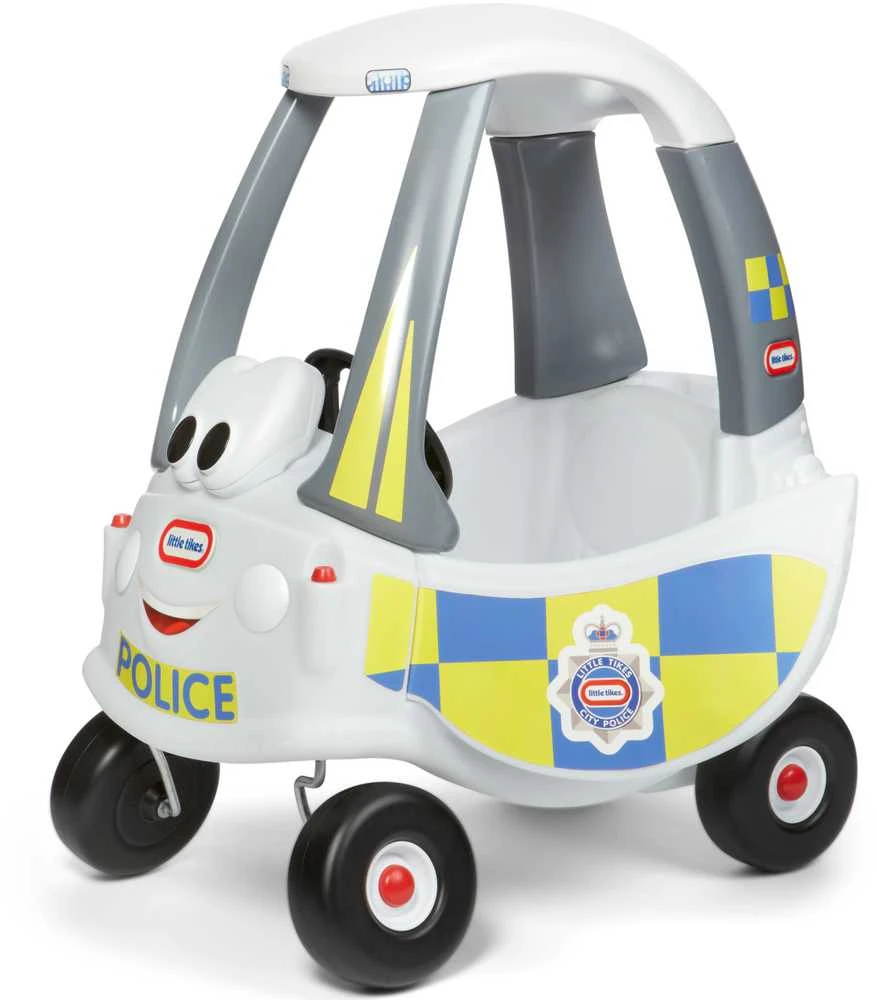 Paspiriama mašinėlė Little Tikes Cozy Coupe Policija (173790E3), balta