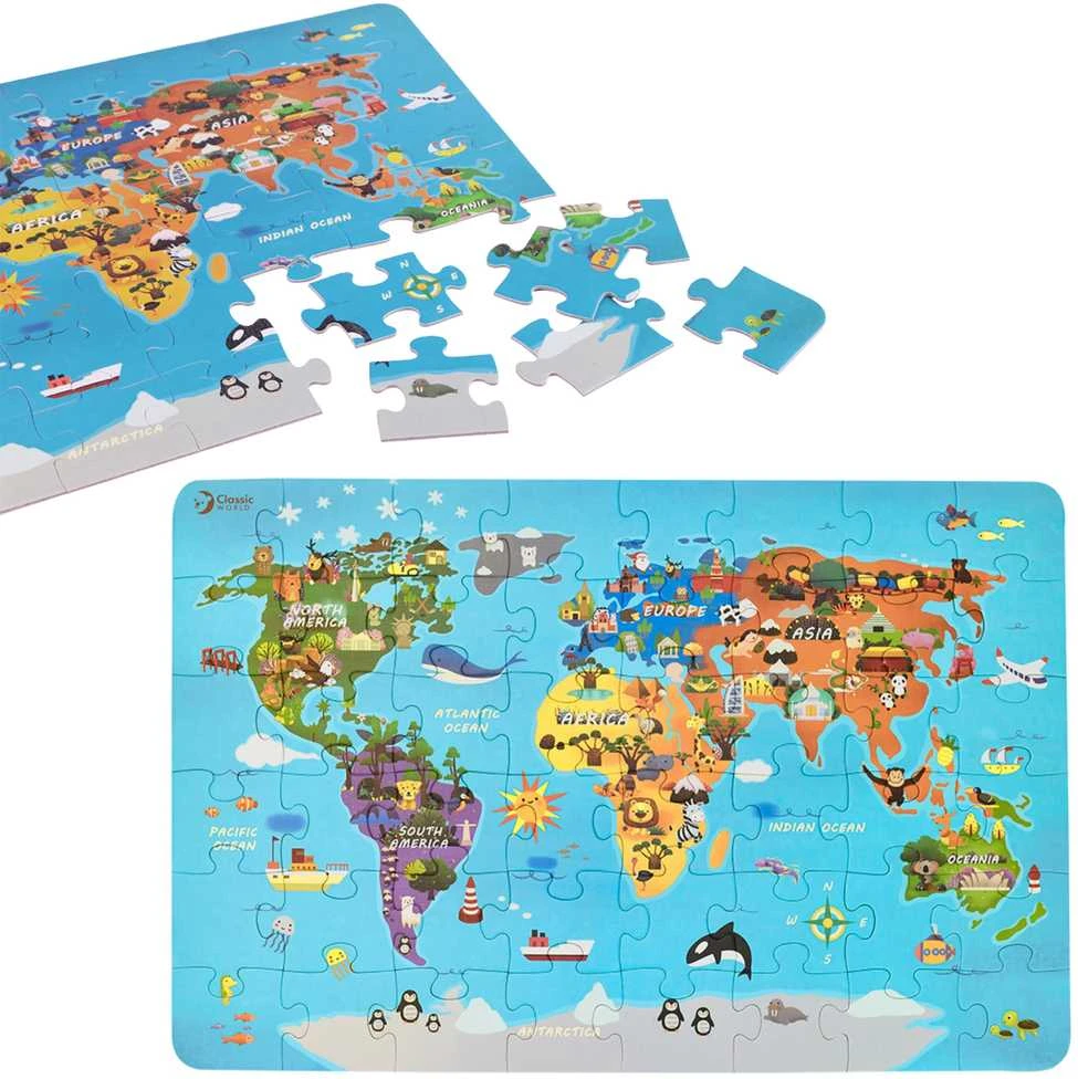 Dėlionė Classic World Puzzles Žemėlapis