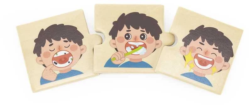 Dėlionė Viga Toys VIGA Wooden Puzzle Matching Activities for Kids
